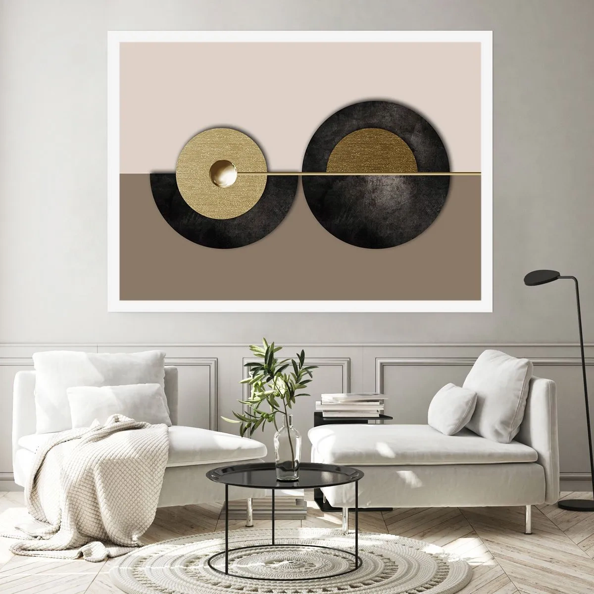 Affiche - Poster - Variations autour du cercle - 50x40 cm