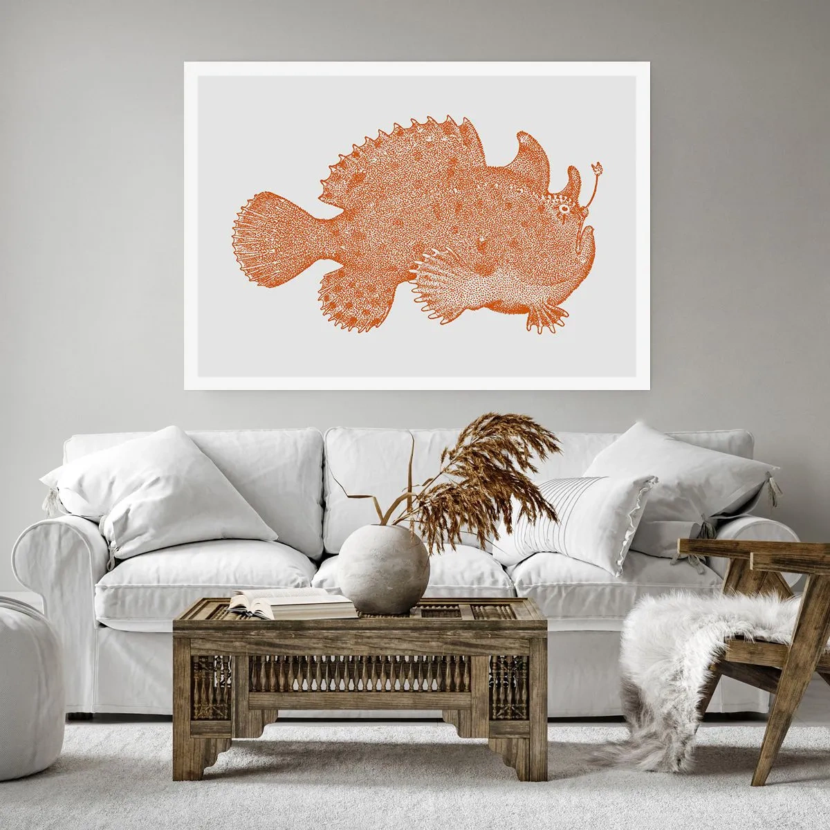 Affiche - Poster - Et pourtant un poisson - 40x30 cm