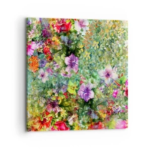 Impression sur toile - Image sur toile - En fleurs pour la perdition - 70x70 cm