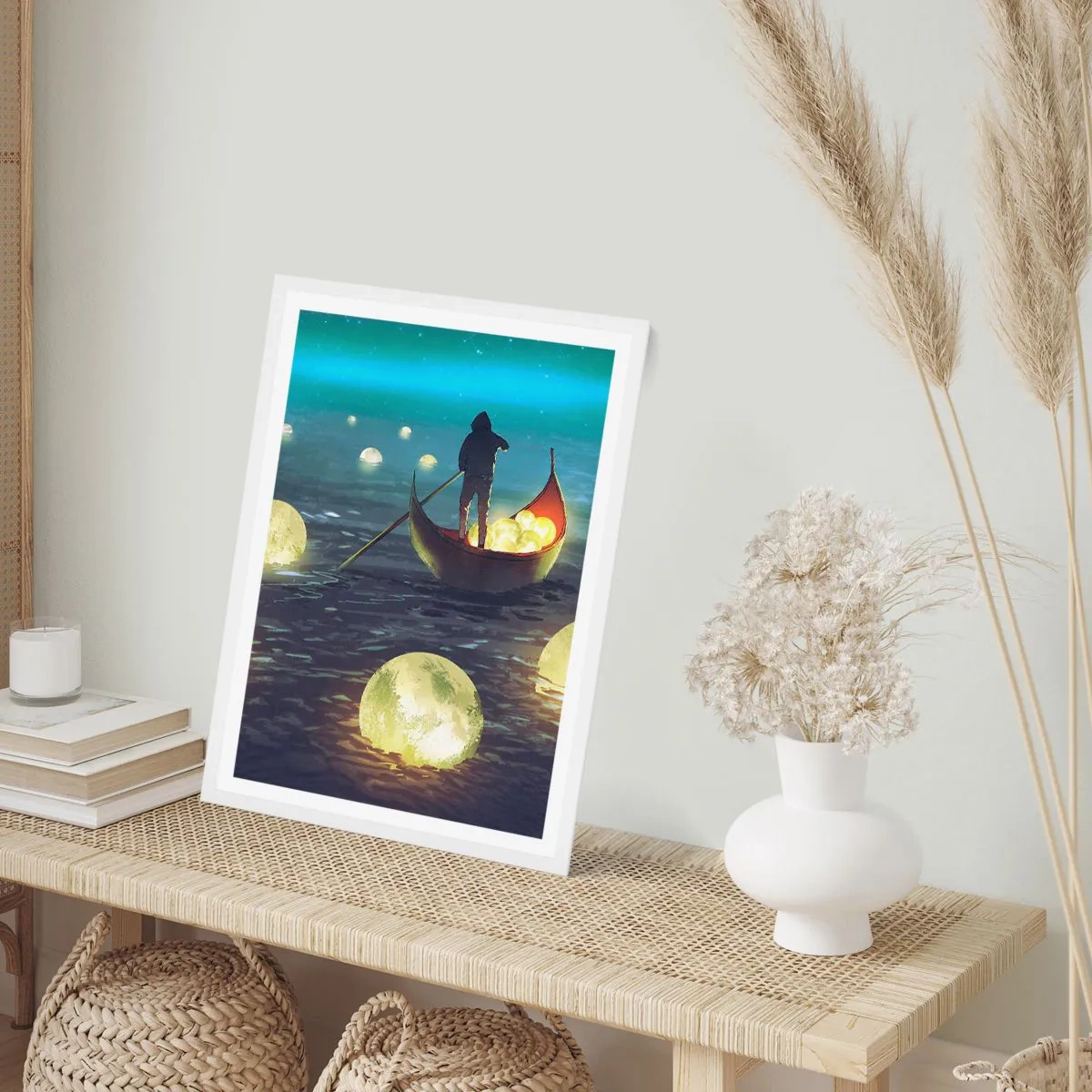 Affiche dans un cadre blanc - Poster - Des choses dont les philosophes n'ont jamais rêvé - 50x70 cm