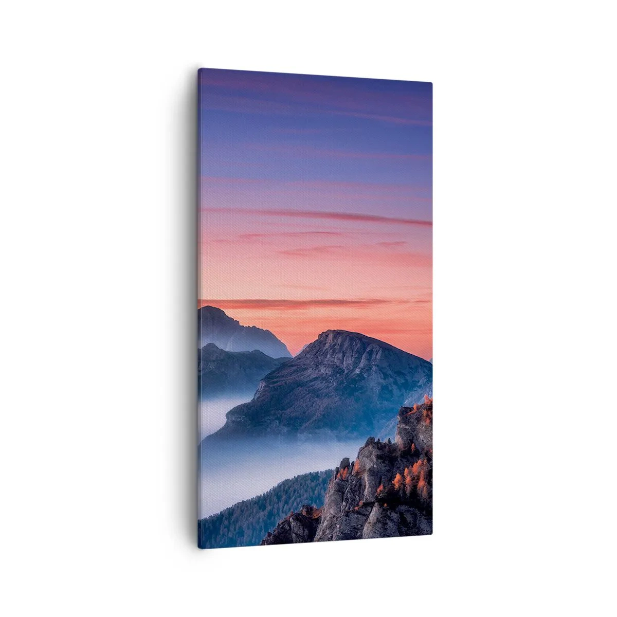 Impression sur toile - Image sur toile - Au-dessus des vallées - 55x100 cm