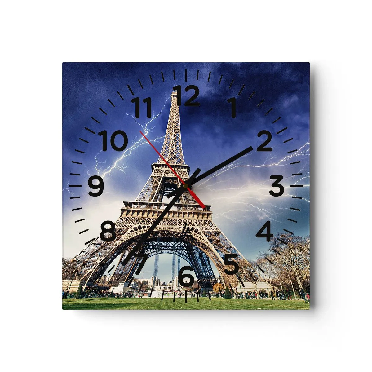 Horloge murale - Pendule murale - Maître des tempêtes - 40x40 cm