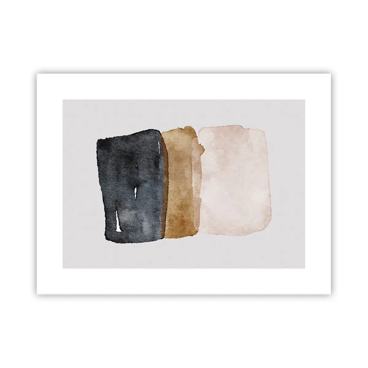 Affiche - Poster - Composition de couleurs de la terre - 40x30 cm