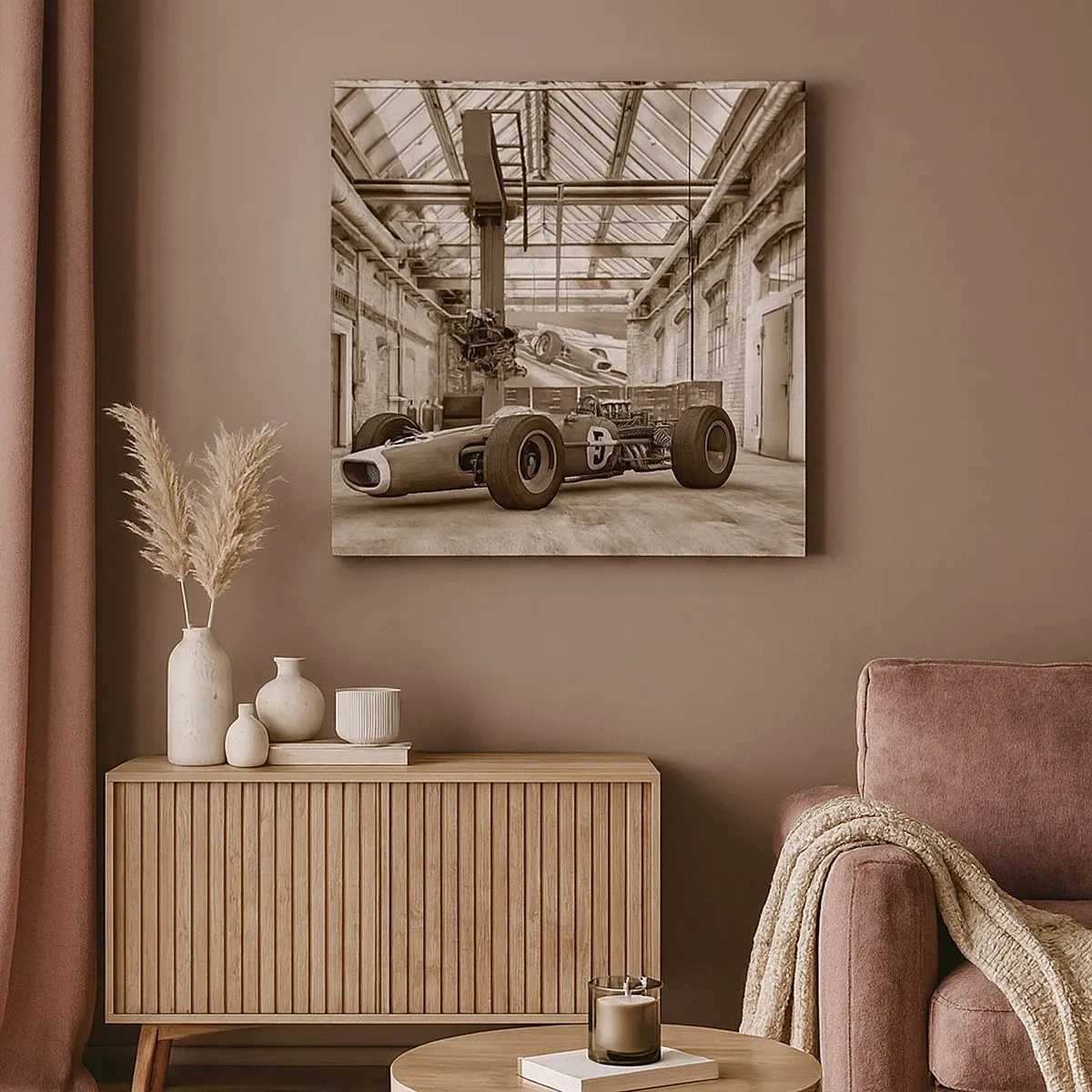 Impression sur toile - Image sur toile - Le repos du guerrier - 30x30 cm