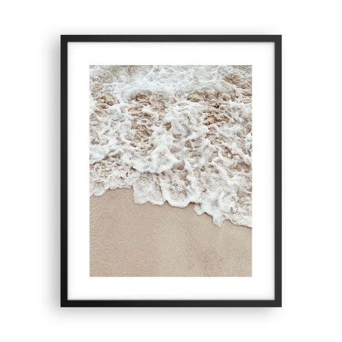 Affiche dans un cadre noir - Poster - Je reviens tout de suite - 40x50 cm