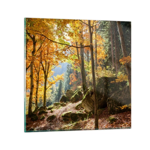 Impression sur verre - Image sur verre - Il est temps de se détendre - 50x50 cm