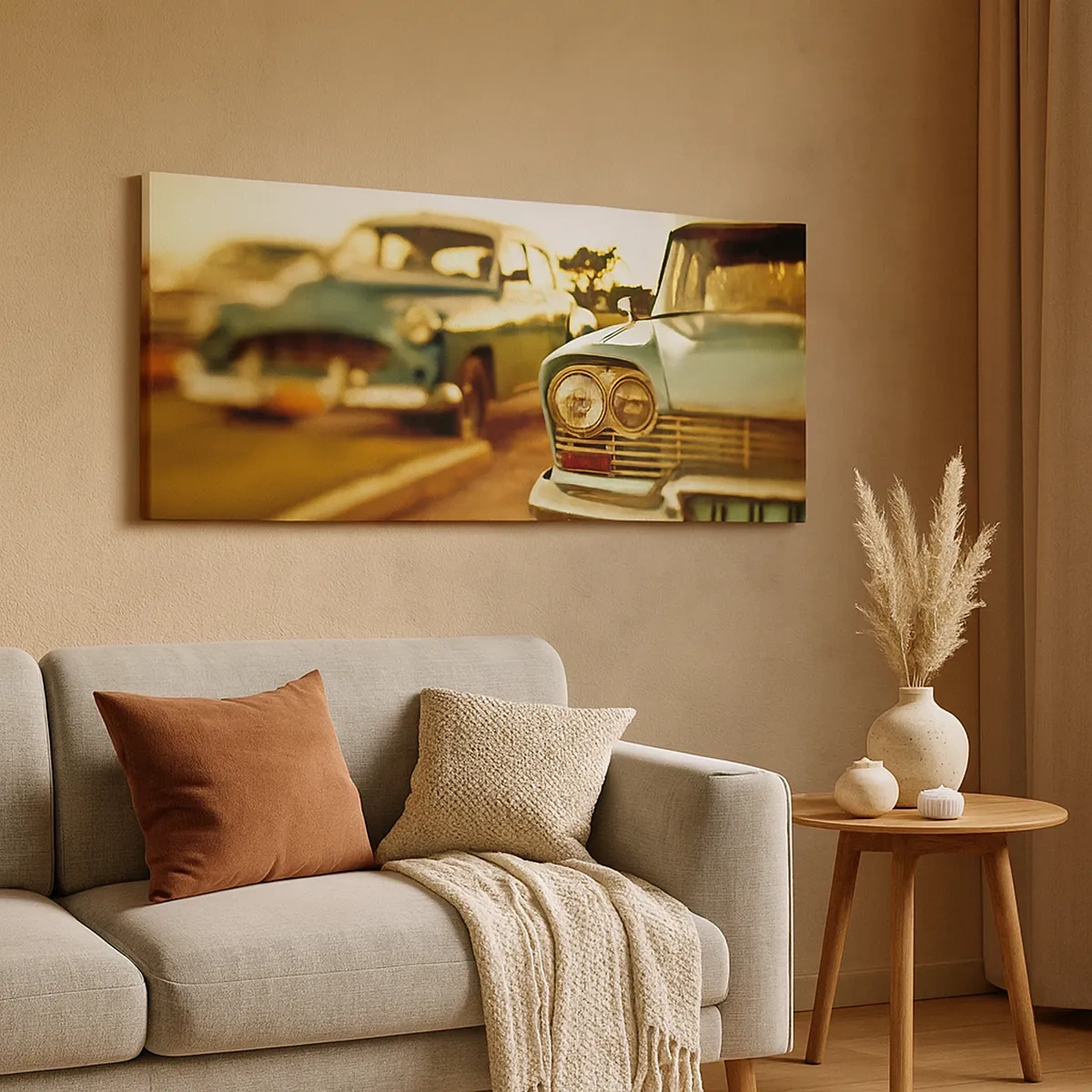 Impression sur toile - Image sur toile - Nous attendrons et verrons - 30x30 cm