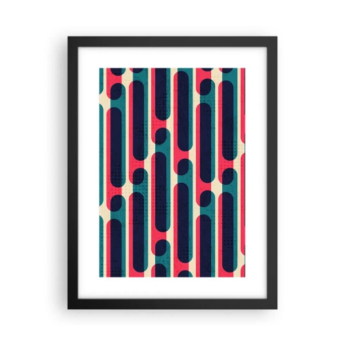 Affiche dans un cadre noir - Poster - En profondeur et sur l'avant - 30x40 cm