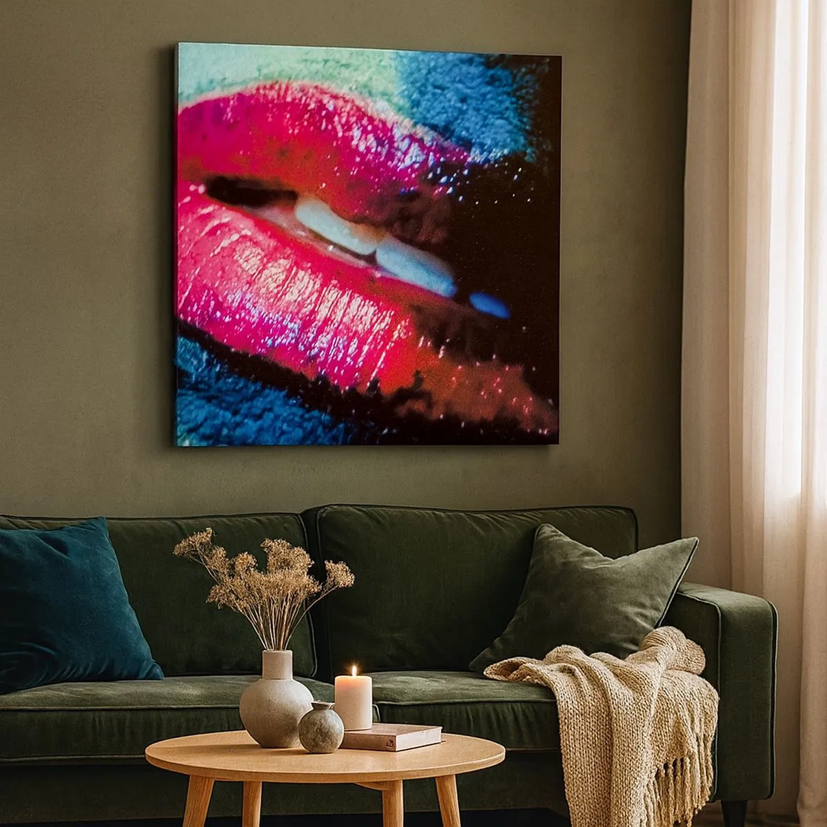 Impression sur toile - Image sur toile - Sensuel et dérangeant - 30x30 cm