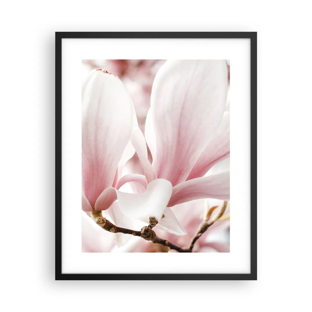 Affiche dans un cadre noir - Poster - Abondance de tendresse - 40x50 cm