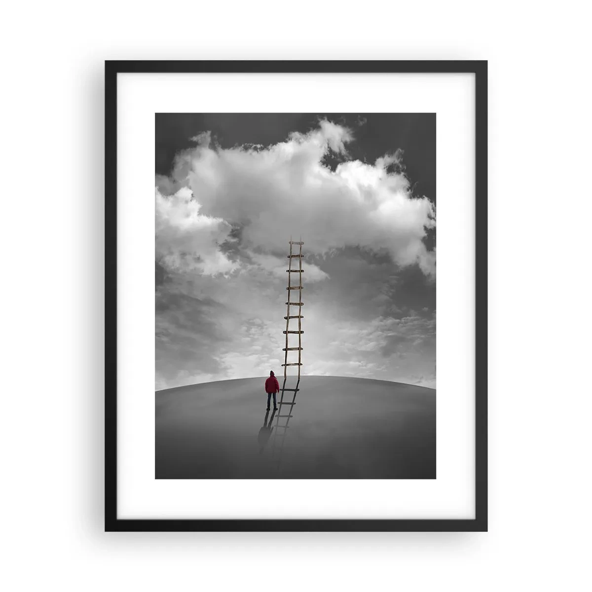 Affiche dans un cadre noir - Poster - Tout est possible - 40x50 cm