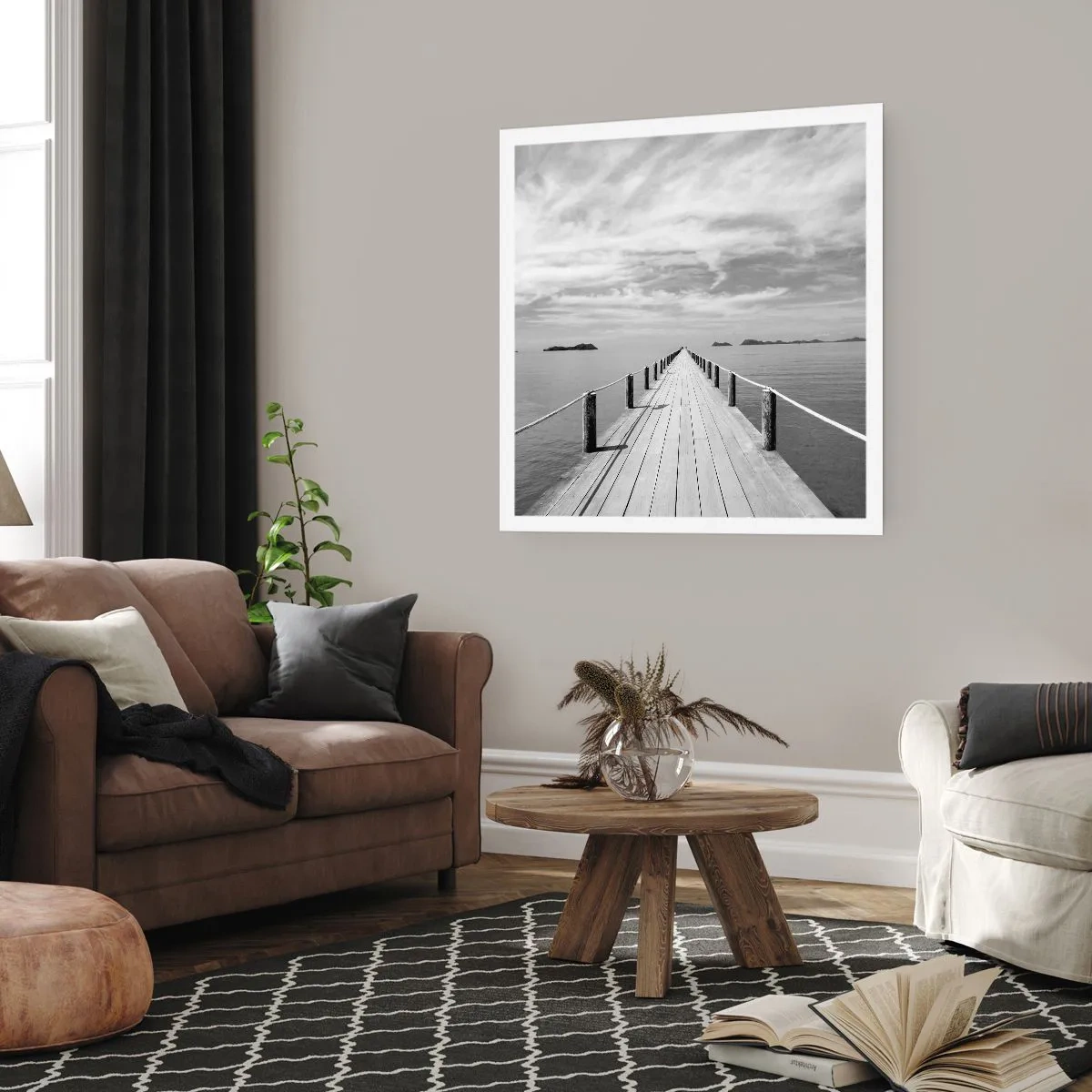 Affiche - Poster - Et peut-être un voyage... - 40x40 cm