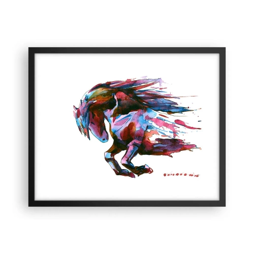 Affiche dans un cadre noir - Poster - Dans le ravissement - 50x40 cm