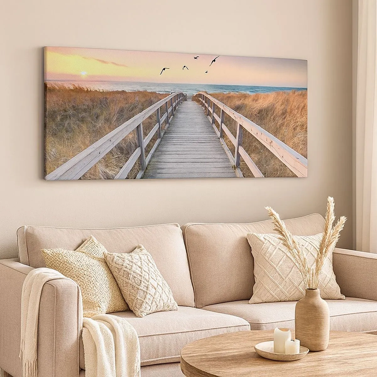 Impression sur toile - Image sur toile - Envol des espaces - 100x40 cm