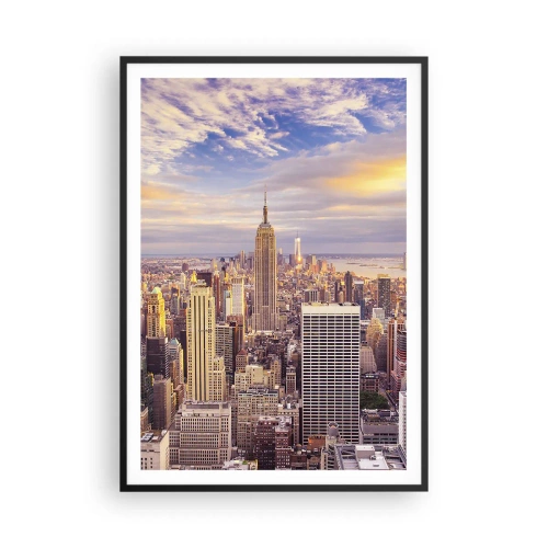 Affiche dans un cadre noir - Poster - Atteindre les nuages ​​eux-mêmes - 70x100 cm