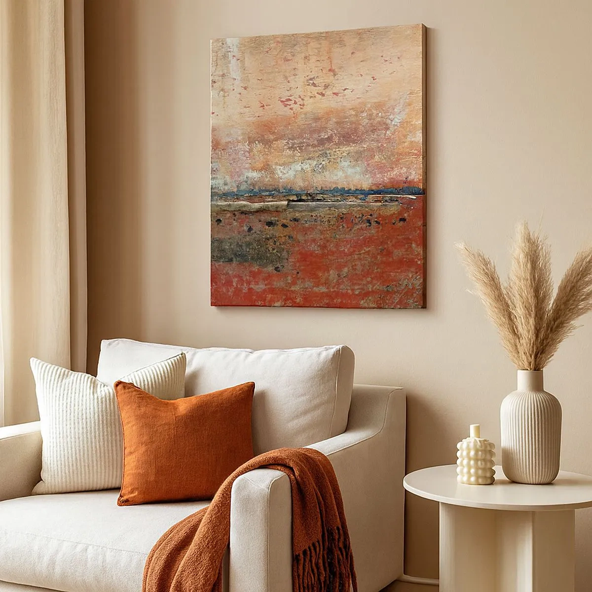 Impression sur toile - Image sur toile - C'est peut-être la mer - 30x30 cm