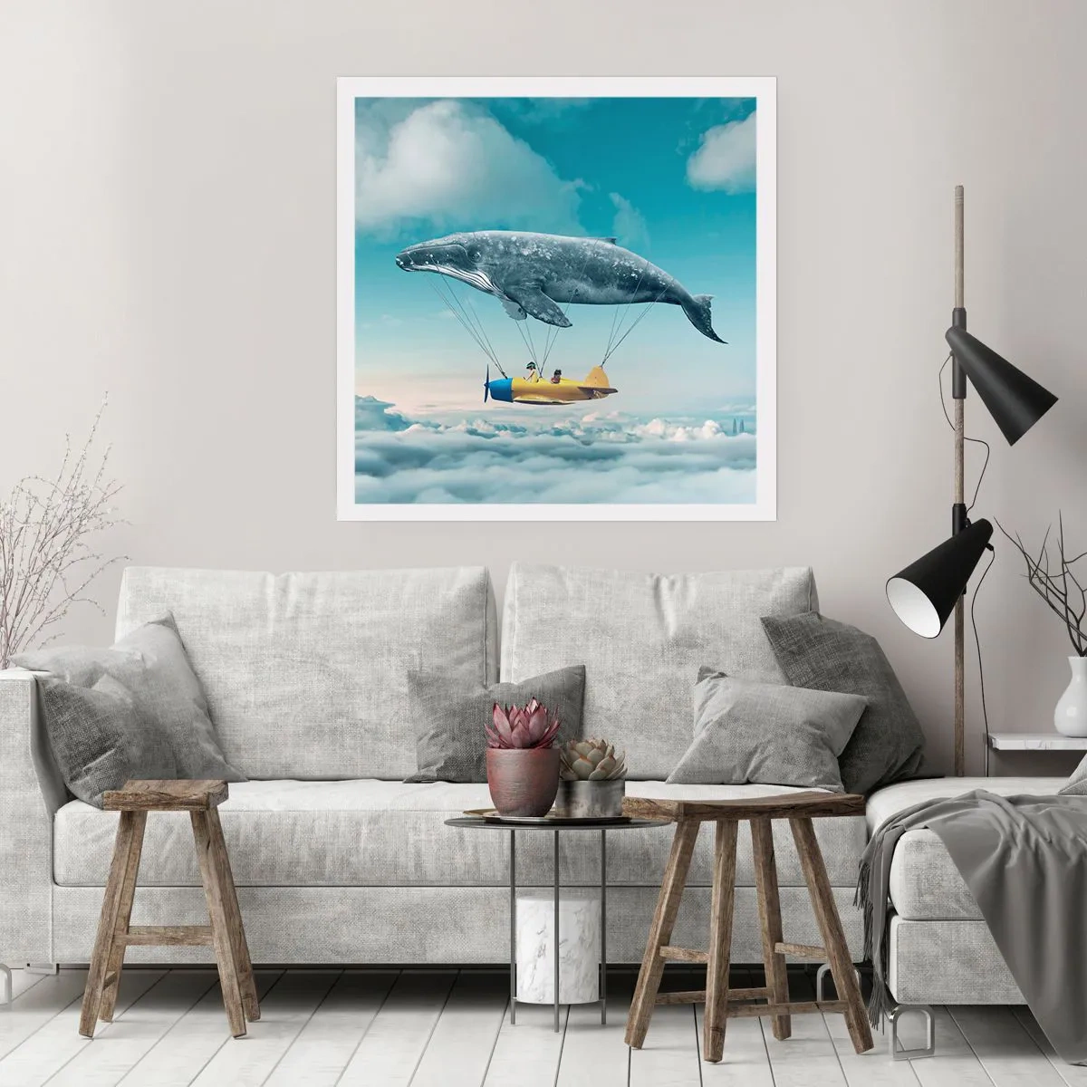 Affiche - Poster - Pourquoi pas? - 50x50 cm