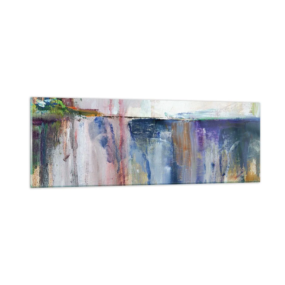 Impression sur verre - Image sur verre - Impressions et associations colorées - 90x30 cm