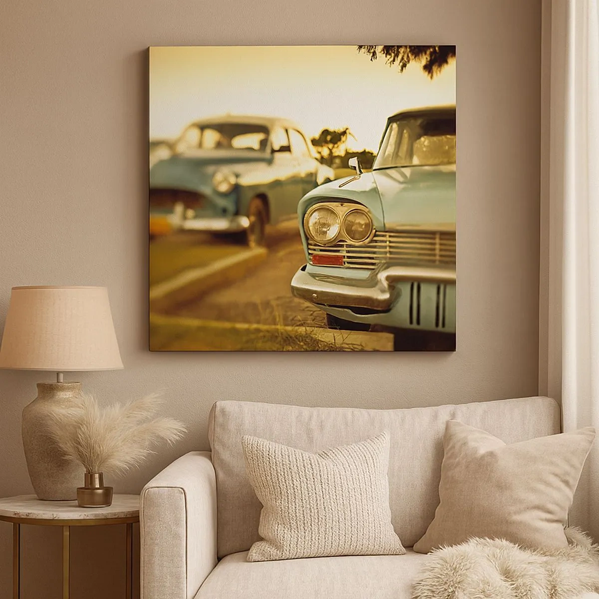 Impression sur toile - Image sur toile - Nous attendrons et verrons - 30x30 cm