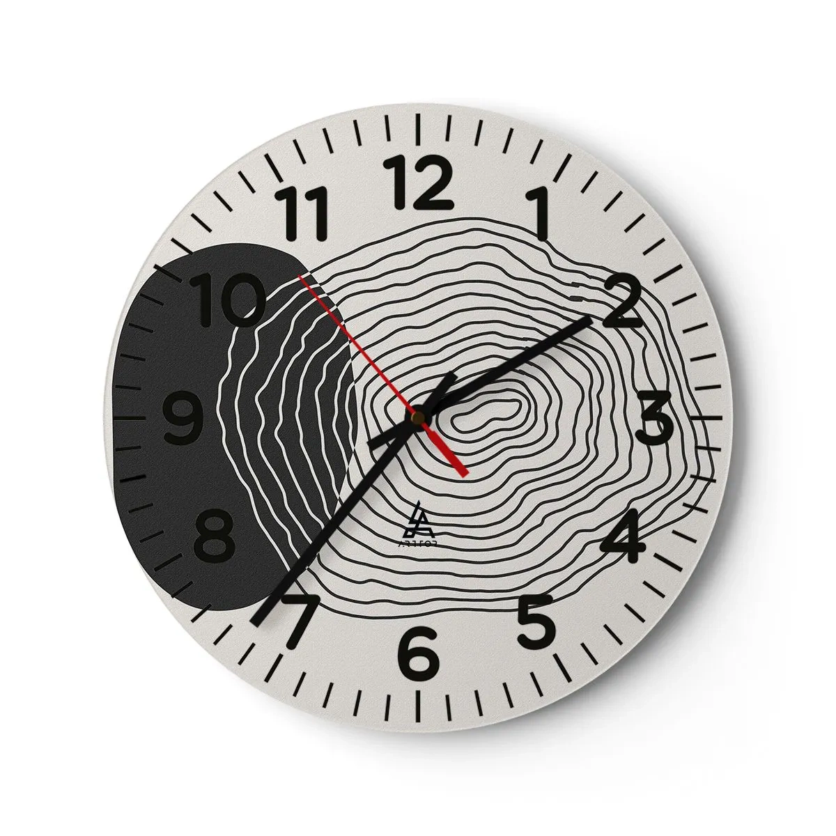 Horloge murale - Pendule murale - Durabilité et oscillation - 40x40 cm