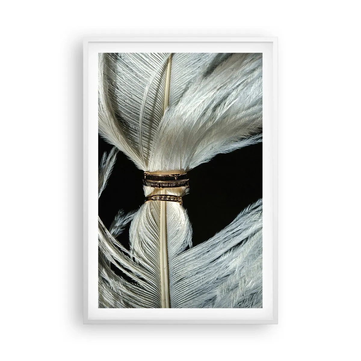 Affiche dans un cadre blanc - Poster - ... et je ne te laisserai pas ... - 61x91 cm