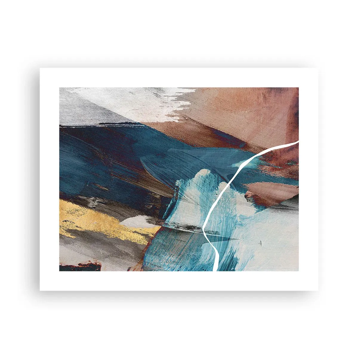Affiche - Poster - Avec panache et énergie - 50x40 cm