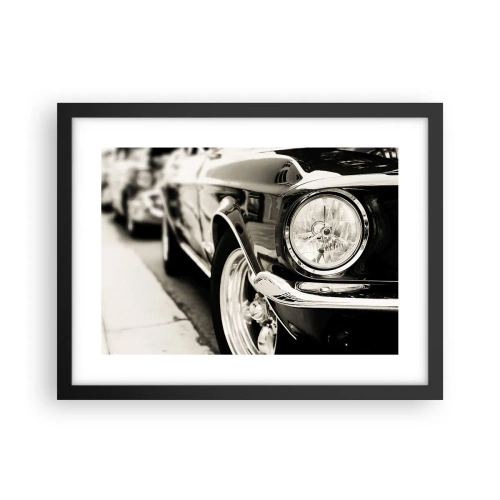 Affiche dans un cadre noir - Poster - Brillance permanente - 40x30 cm