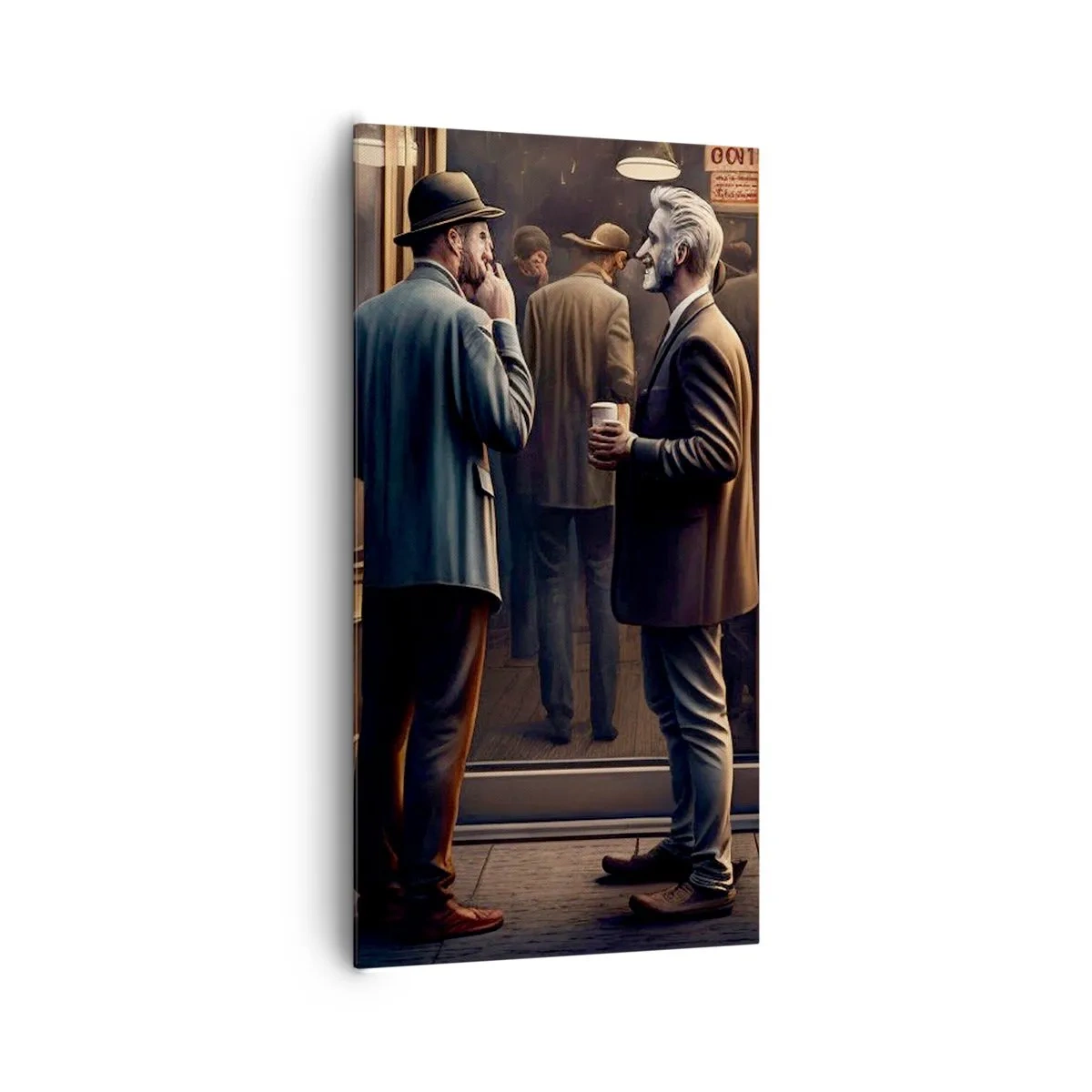 Impression sur toile - Image sur toile - Bon moment de la journée - 65x120 cm