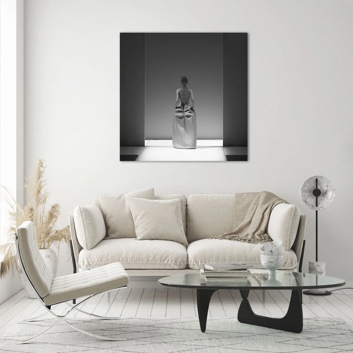 Impression sur verre - Image sur verre - Simplicité raffinée - 70x70 cm