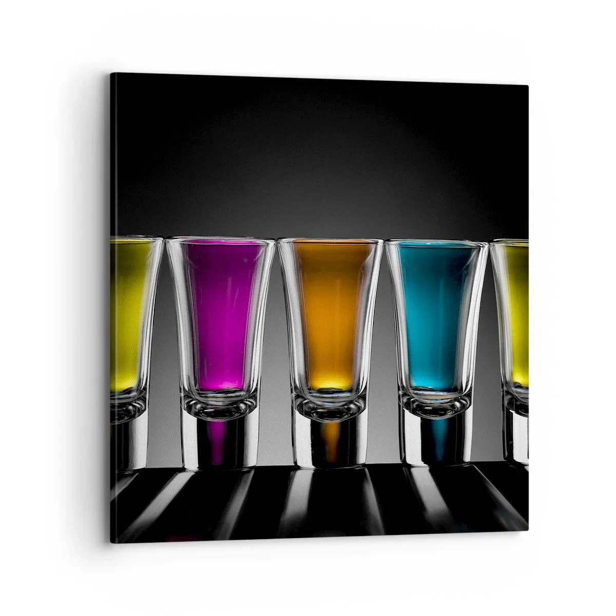 Impression sur toile - Image sur toile - Les couleurs de la joie - 70x70 cm