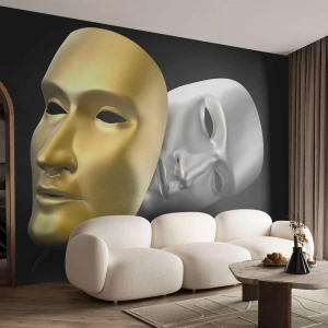 Papier peint sur mesure Premium Sand - La vie est un théâtre - Capot, Morceau, Théâtre