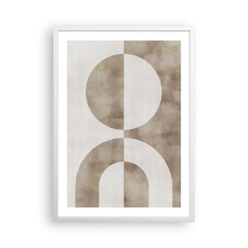 Affiche dans un cadre blanc - Poster - Similitudes et différences - 50x70 cm