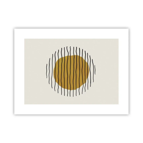 Affiche - Poster - Abstraction tremblante de chaleur - 40x30 cm