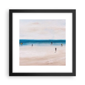 Affiche dans un cadre noir - Poster - Un besoin naturel - 30x30 cm