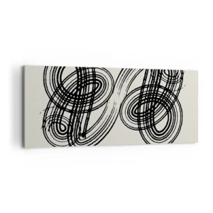 Impression sur toile - Image sur toile - C'est venu spontanément - 100x40 cm