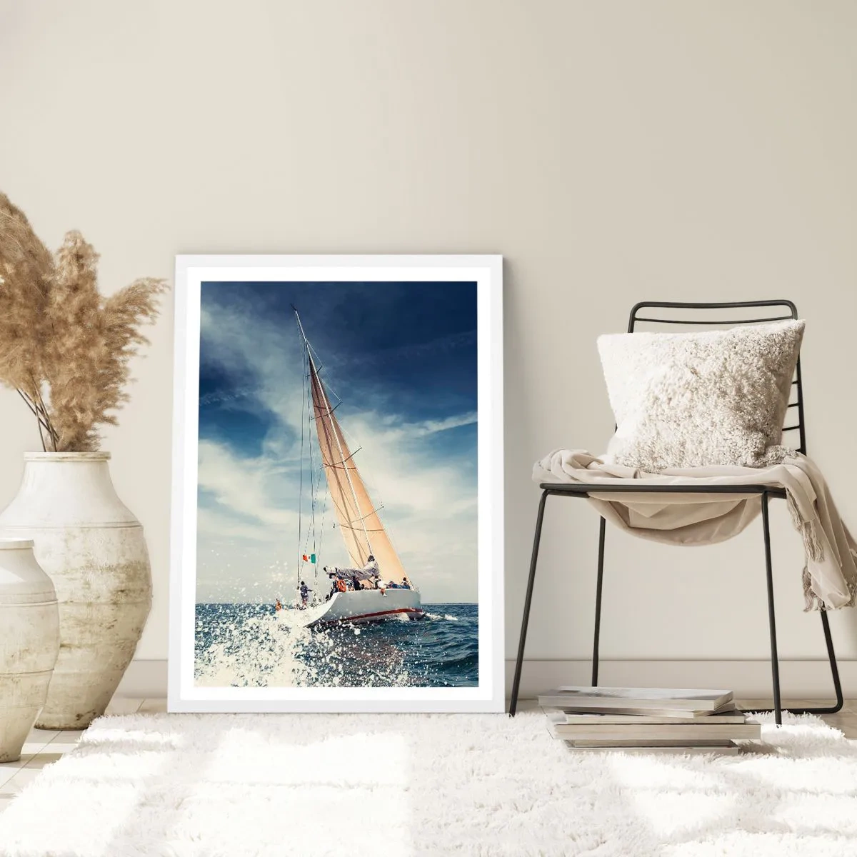 Affiche dans un cadre blanc - Poster - Ils ne nous rattraperont pas ! - 30x40 cm