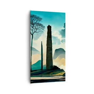 Impression sur toile - Image sur toile - Toujours de plus en plus haut - 65x120 cm