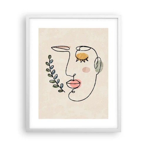 Affiche dans un cadre blanc - Poster - Paix retrouvée - 40x50 cm