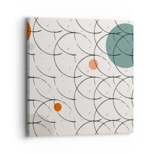 Impression sur toile - Image sur toile - Dans l'esprit pop art - 30x30 cm