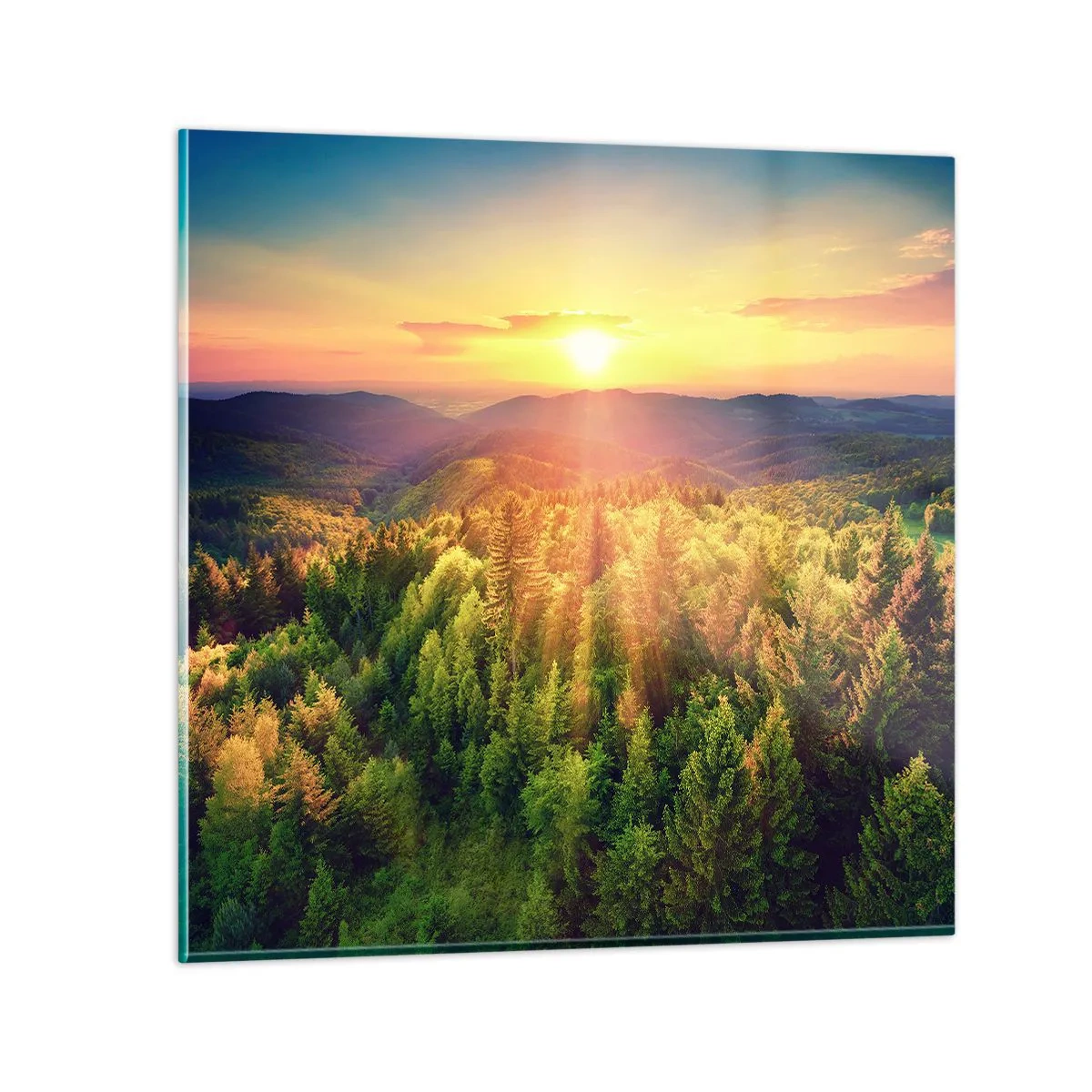 Impression sur verre - Image sur verre - Monts et sommets - 70x70 cm