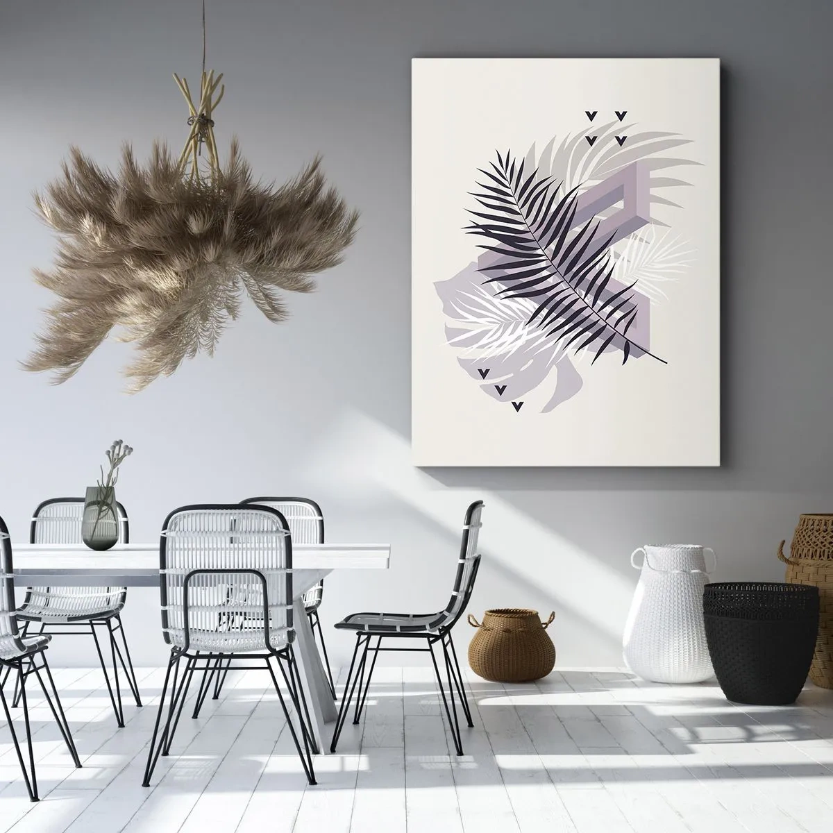 Impression sur toile - Image sur toile - L'ombre de l'obscurité - 65x120 cm