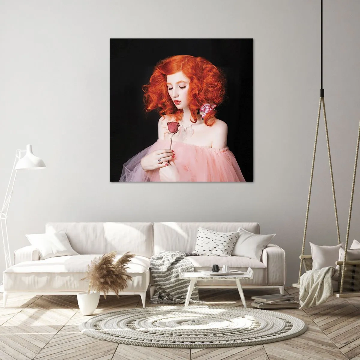 Impression sur toile - Image sur toile - De style baroque - 50x50 cm