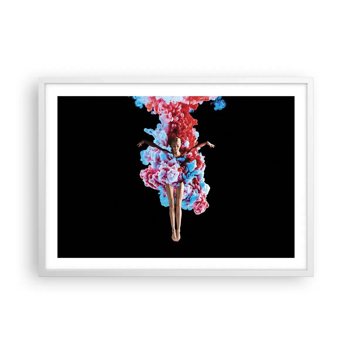 Affiche dans un cadre blanc - Poster - En pleine floraison - 70x50 cm