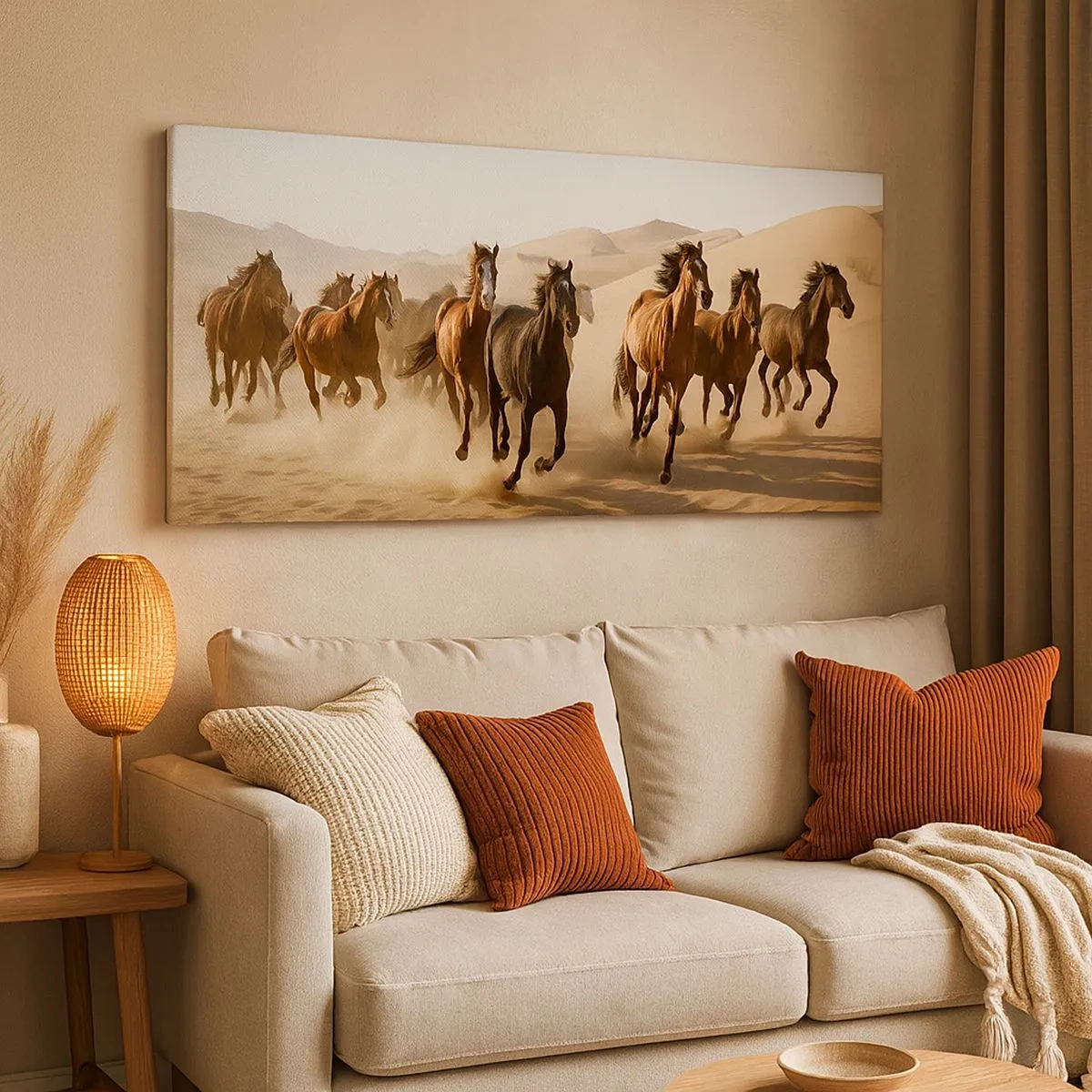 Impression sur toile - Image sur toile - Libre comme le vent - 100x40 cm