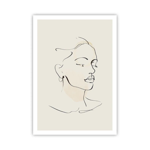 Affiche - Poster - Une ligne certaine - 70x100 cm