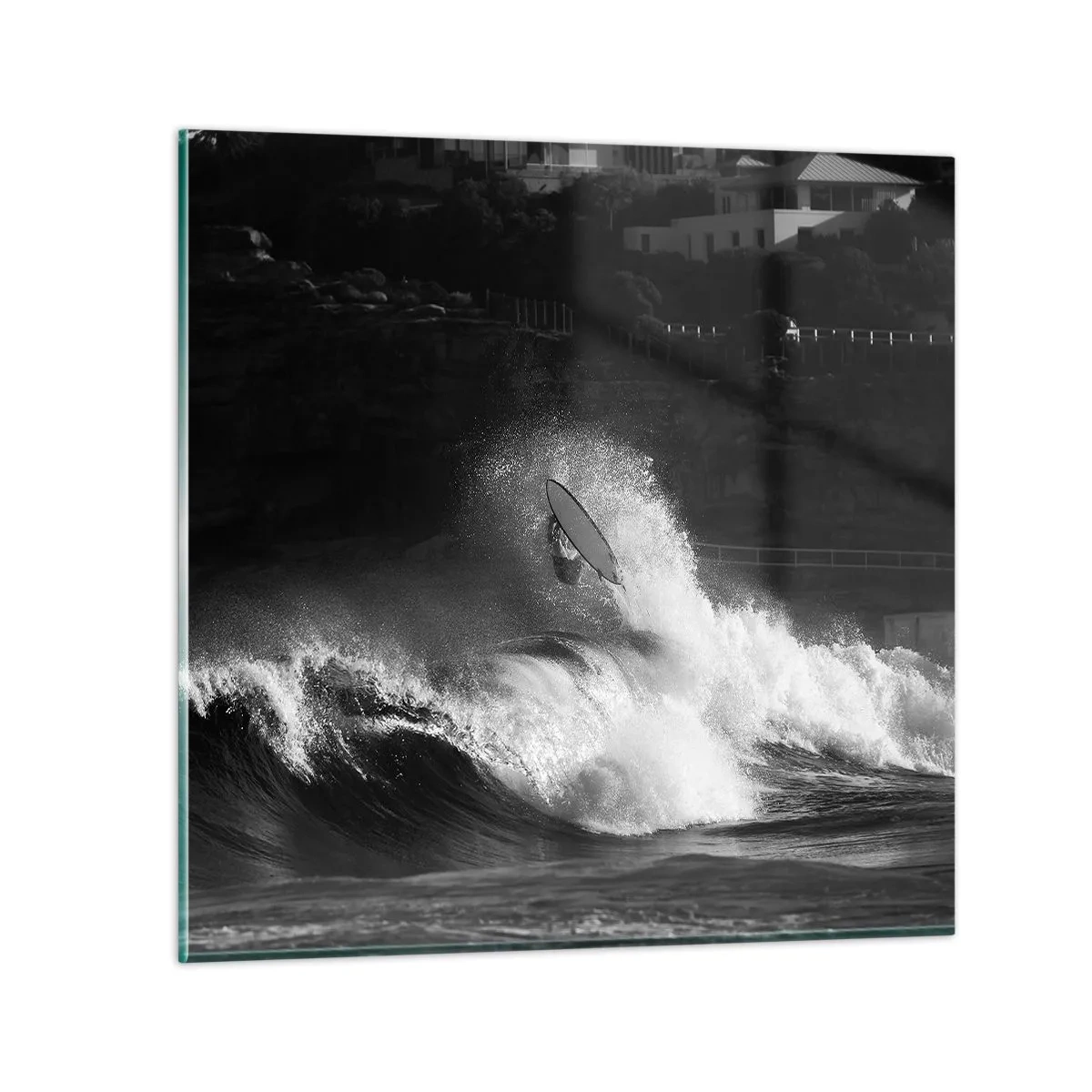 Impression sur verre - Image sur verre - Défi accepté! - 40x40 cm