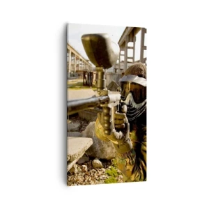 Impression sur toile - Image sur toile - Et vous pouvez devenir un héros - 55x100 cm