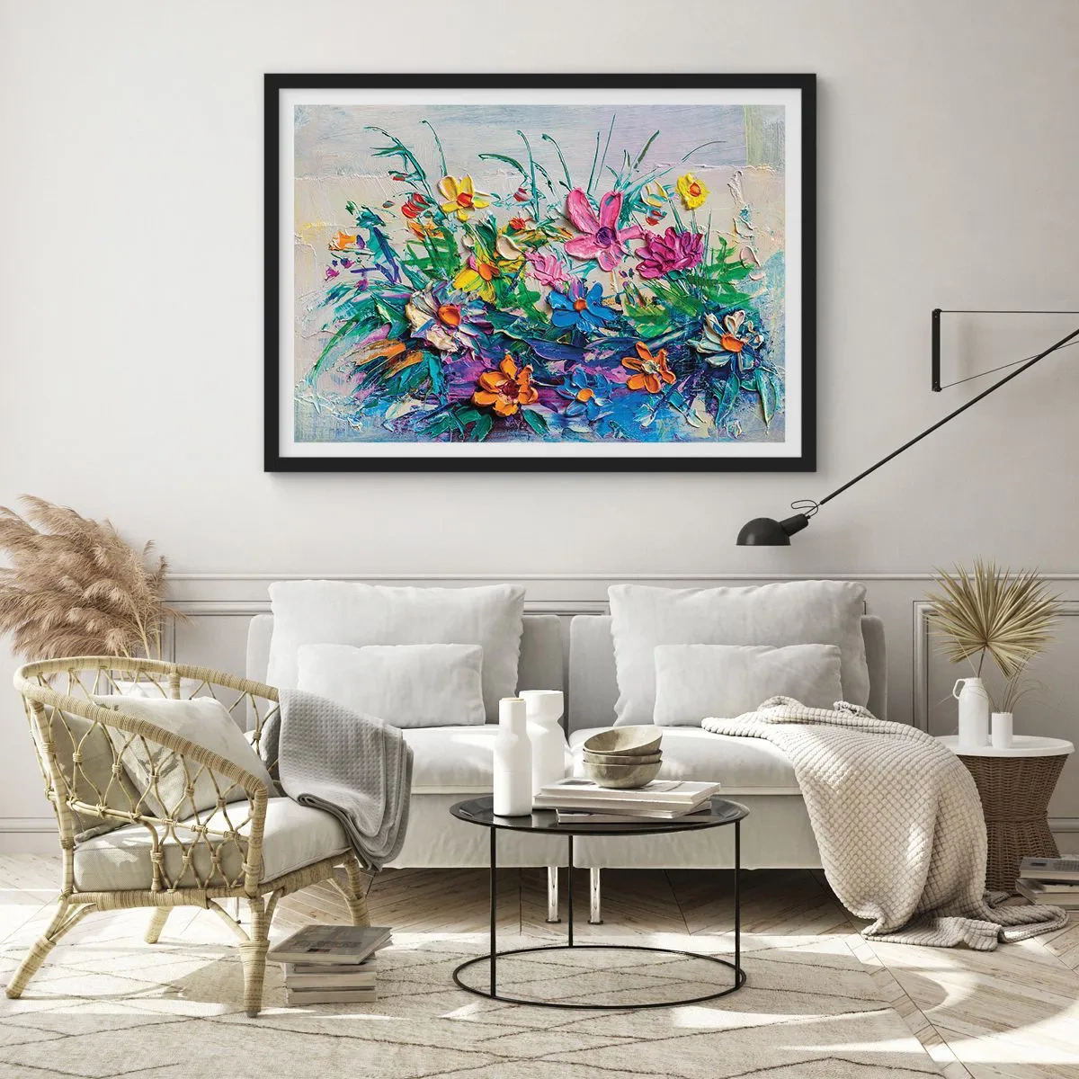 Affiche dans un cadre noir - Poster - Absolument pas une nature morte - 50x40 cm