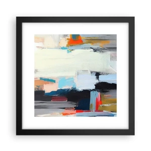 Affiche dans un cadre noir - Poster - Y a-t-il une méthode ? - 30x30 cm