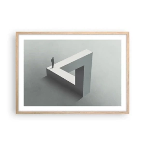 Affiche dans un chêne clair - Poster - Mais c'est possible - 70x50 cm